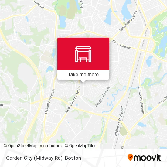 Garden City (Midway Rd) map