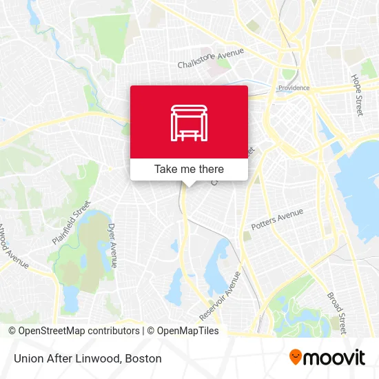 Union After Linwood map