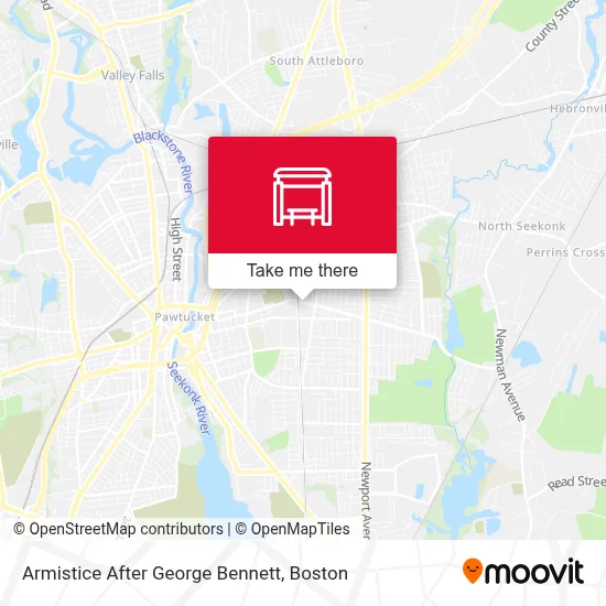 Armistice After George Bennett map