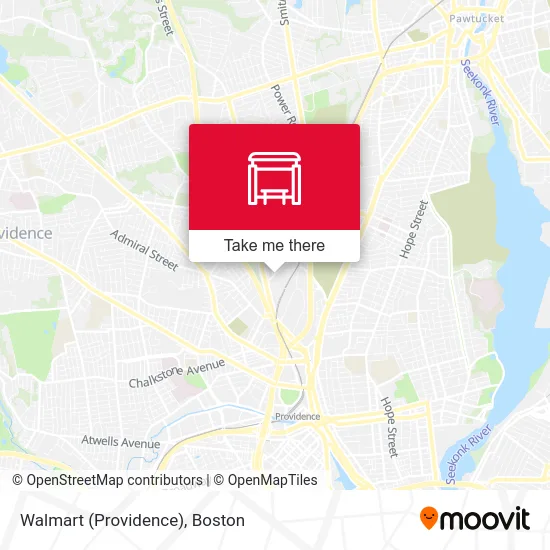 Walmart (Providence) map