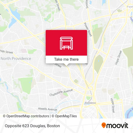 Opposite 623 Douglas map