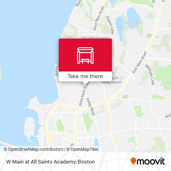 W Main at All Saints Academy map