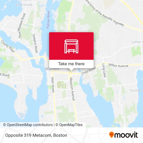 Opposite 319 Metacom map