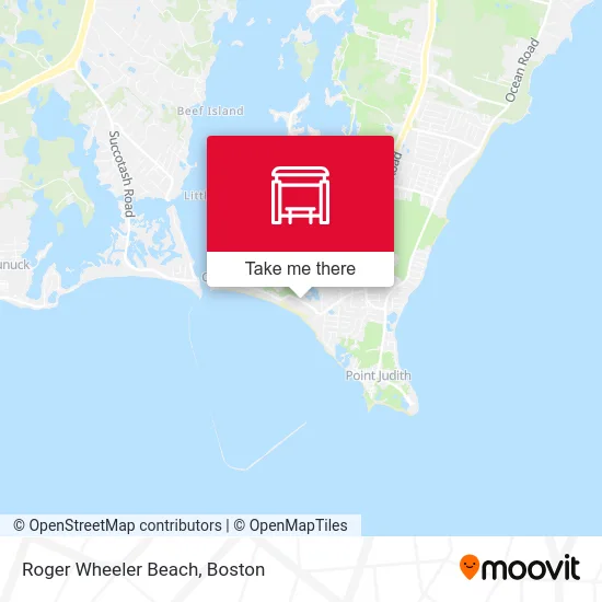 Mapa de Roger Wheeler Beach