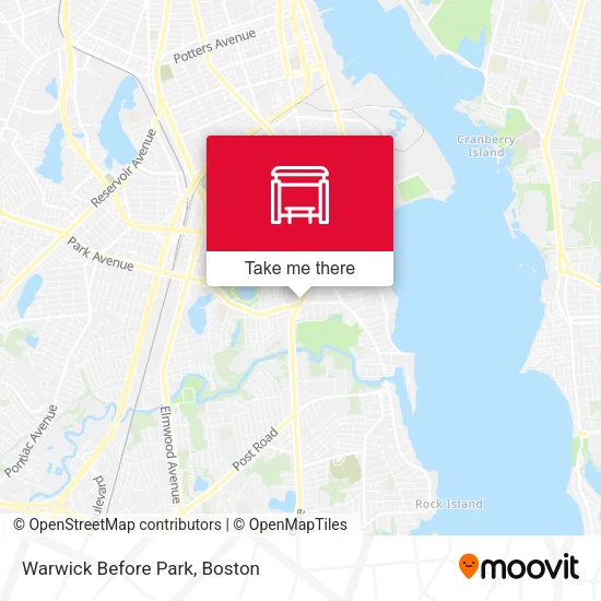 Warwick Before Park map