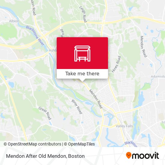 Mendon After Old Mendon map