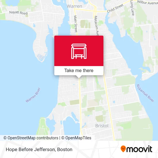 Hope Before Jefferson map