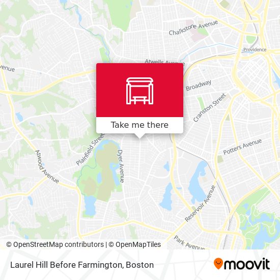 Laurel Hill Before Farmington map