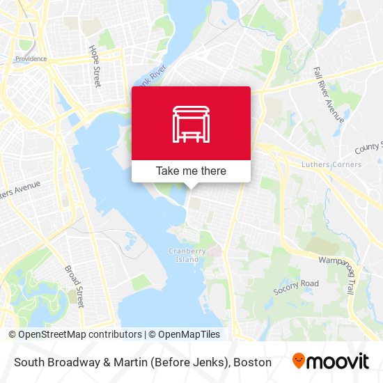 South Broadway & Martin (Before Jenks) map