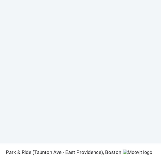 Mapa de Park & Ride (Taunton Ave - East Providence)