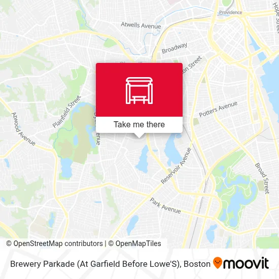 Brewery Parkade (At Garfield Before Lowe'S) map