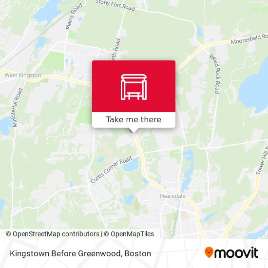 Kingstown Before Greenwood map