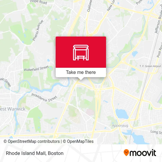 Rhode Island Mall map