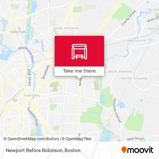 Newport Before Robinson map