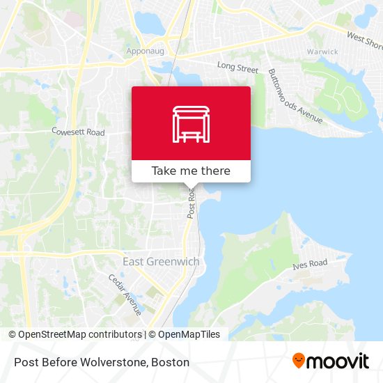 Post Before Wolverstone map