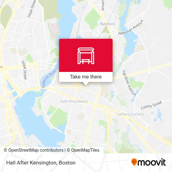 Hall After Kensington map