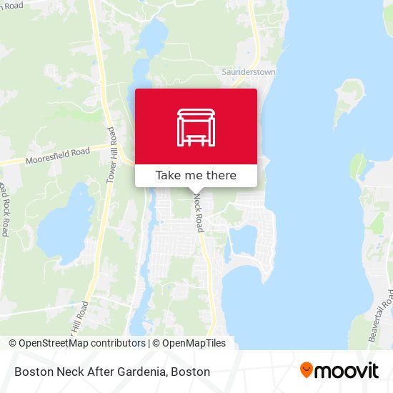 Boston Neck After Gardenia map