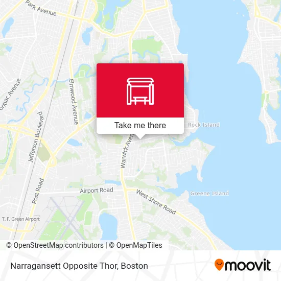 Narragansett Opposite Thor map