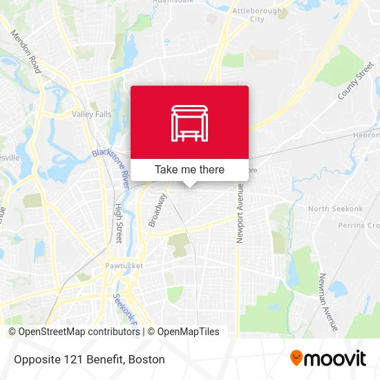 Opposite 121 Benefit map