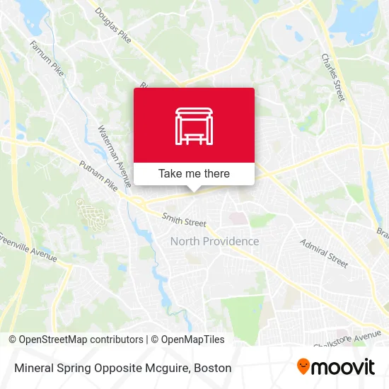 Mineral Spring Opposite Mcguire map