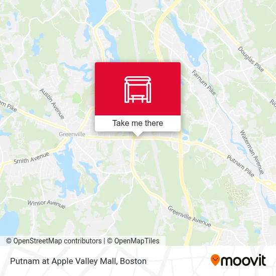 Putnam at Apple Valley Mall map