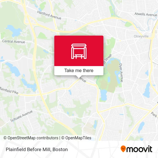 Plainfield Before Mill map
