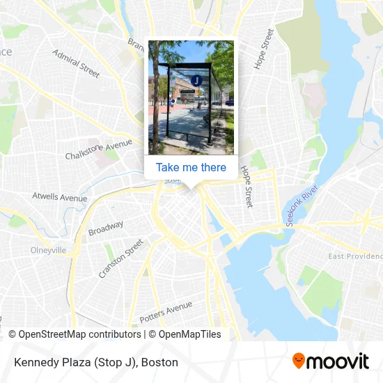 Kennedy Plaza (Stop J) map