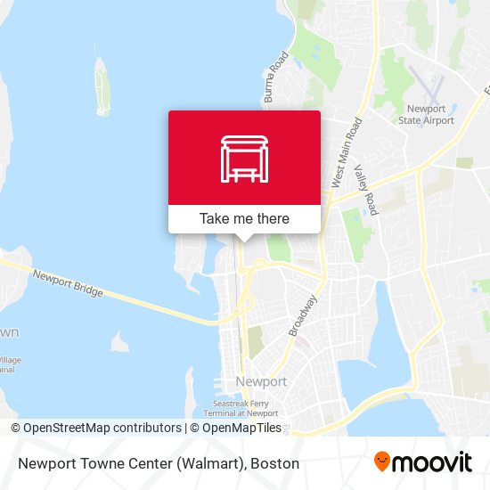 Newport Towne Center (Walmart) map