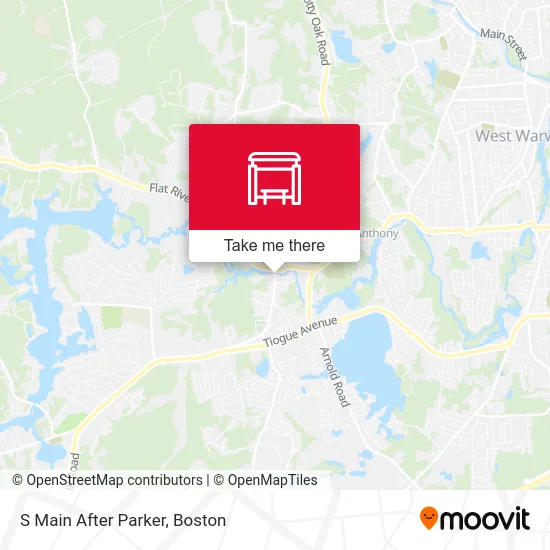 S Main After Parker map