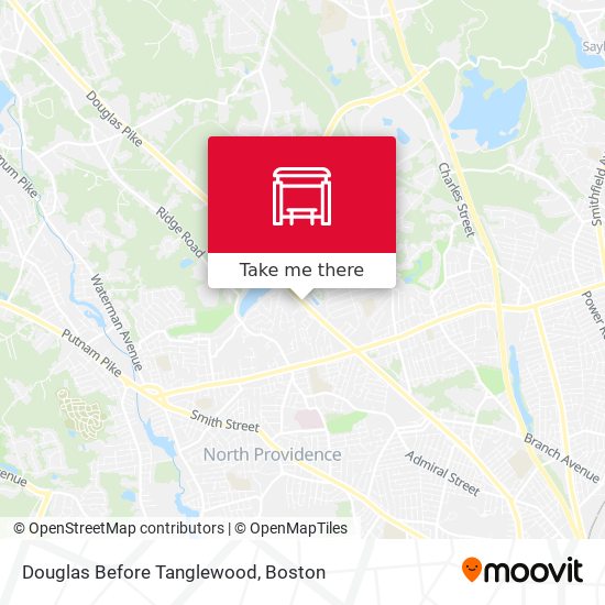 Douglas Before Tanglewood map