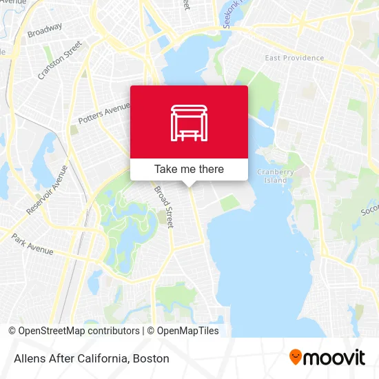 Allens After California map