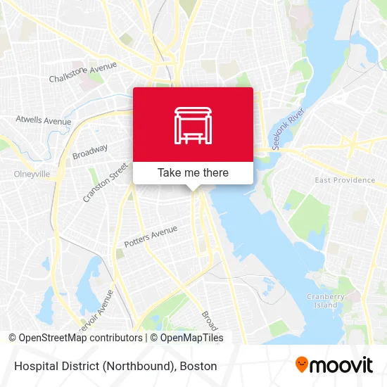 Hospital District (Northbound) map