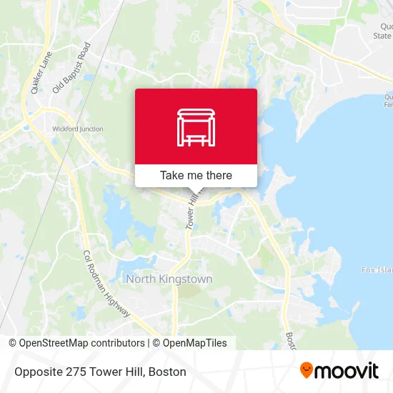 Opposite 275 Tower Hill map