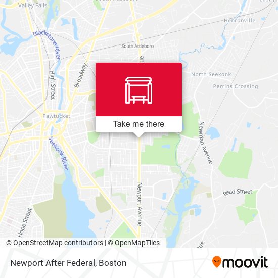 Mapa de Newport After Federal