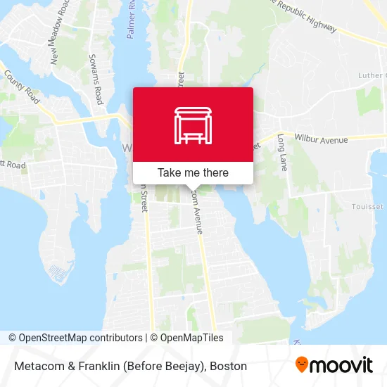 Metacom & Franklin (Before Beejay) map