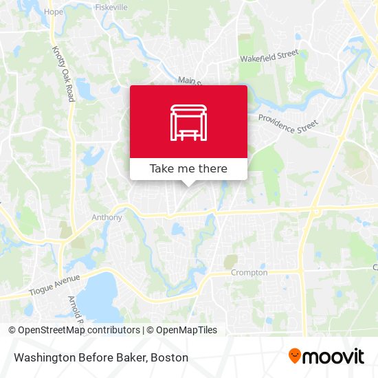 Washington Before Baker map