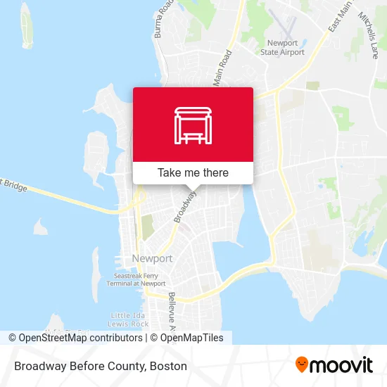 Broadway Before County map