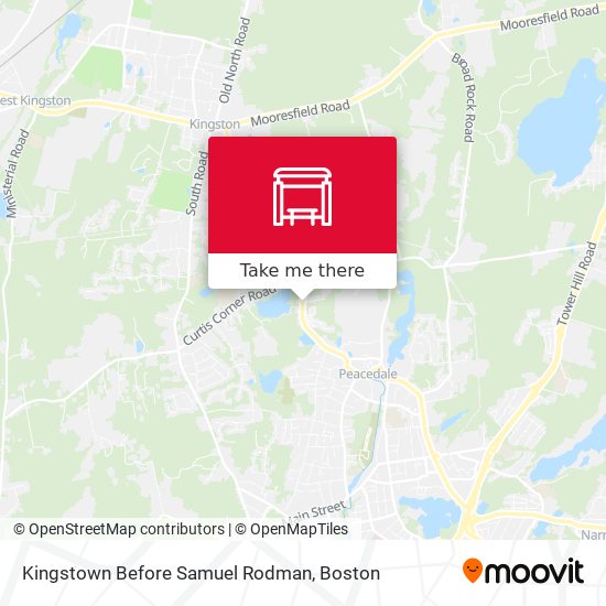 Kingstown Before Samuel Rodman map