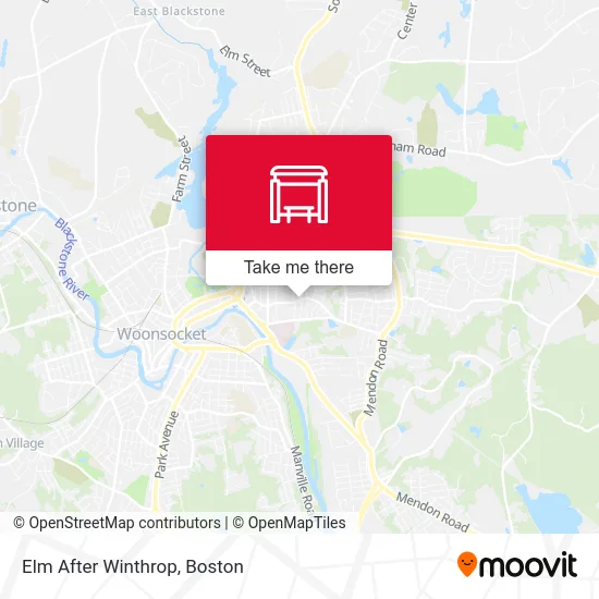 Elm After Winthrop map