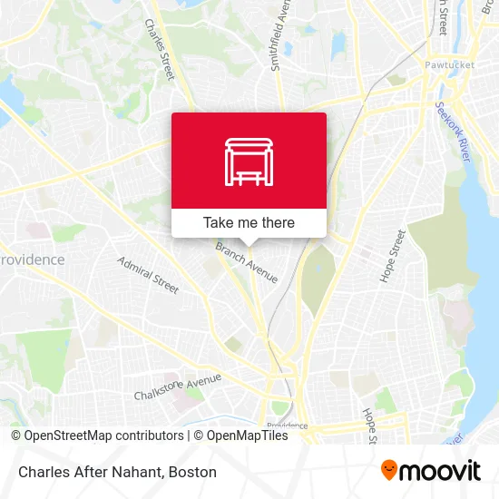 Charles After Nahant map