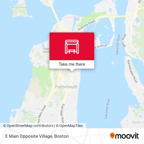 E Main Opposite Village map