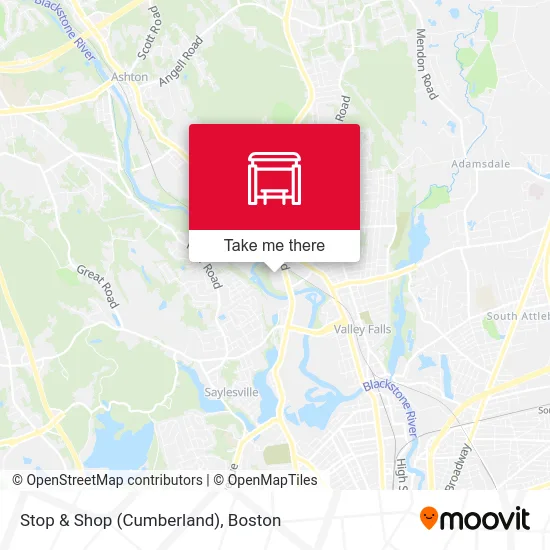 Stop & Shop (Cumberland) map