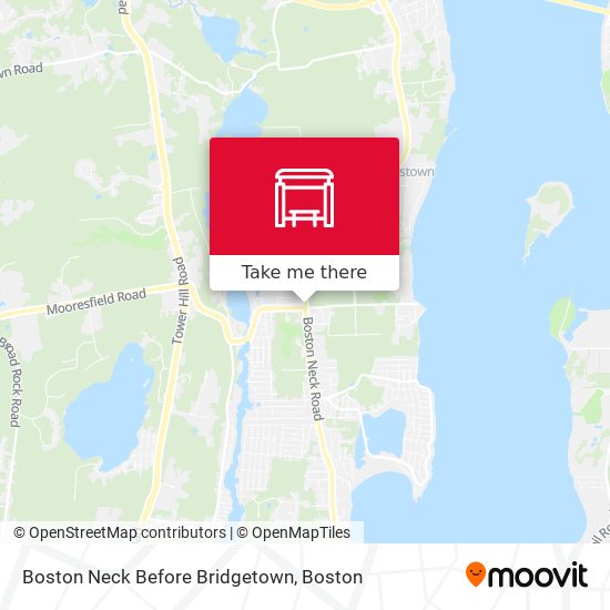 Mapa de Boston Neck Before Bridgetown