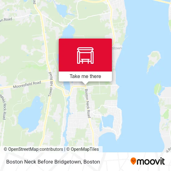 Boston Neck Before Bridgetown map