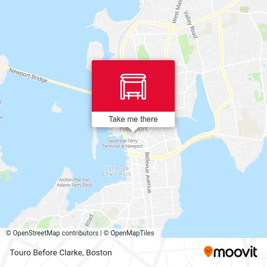 Touro Before Clarke map