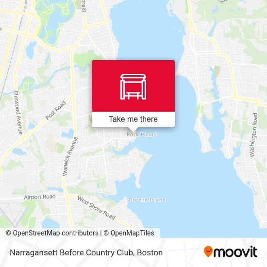 Narragansett Before Country Club map