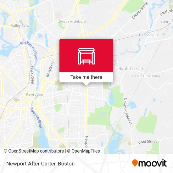 Newport After Carter map