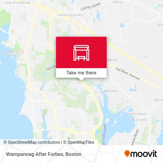 Wampanoag After Forbes map