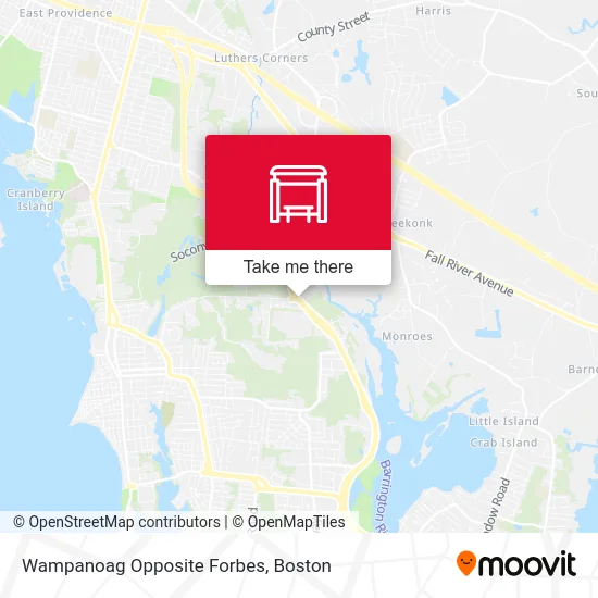 Wampanoag Opposite Forbes map