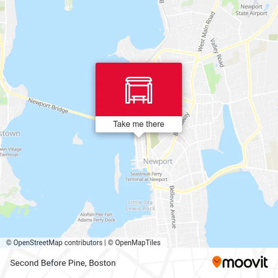 Second Before Pine map